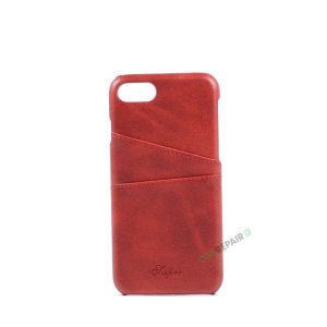 iPhone 7, iPhone 8, Cover, Plads til kort, Rød
