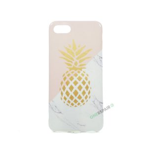 iPhone 7, iPhone 8, Ananas, Sommer, marmor, Lyserød