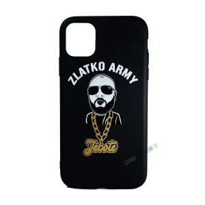 Sort Zlatko Army cover til iPhone 11